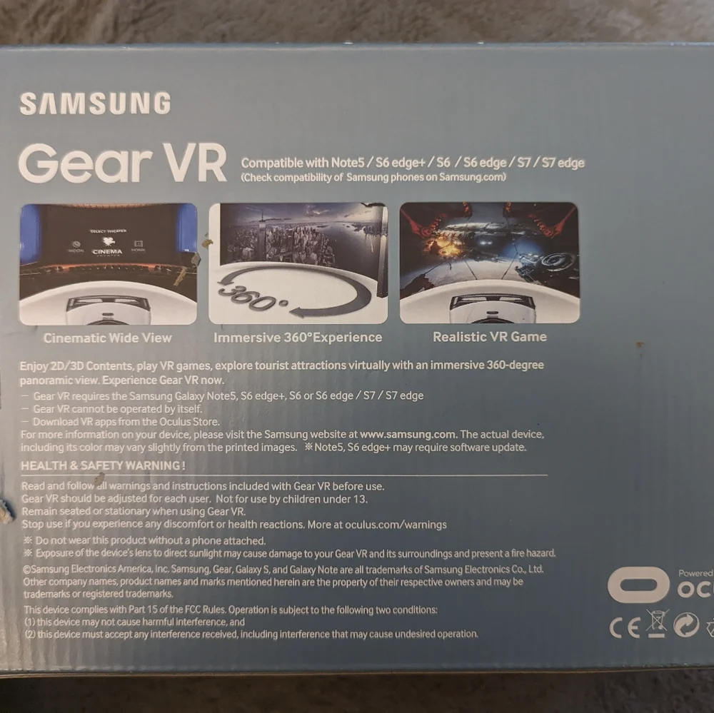 NIB Samsung Oculus Gear VR